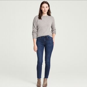 Zara Woman Premium Denim Distressed Skinny Jeans 6